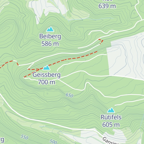Map of Büechlenhütte