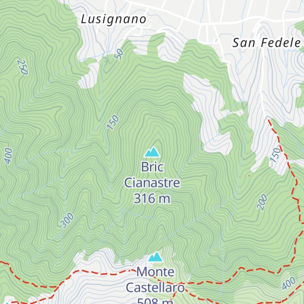 Map of Bric Cianastre