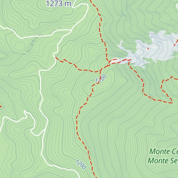 Map of Bric Agnellino