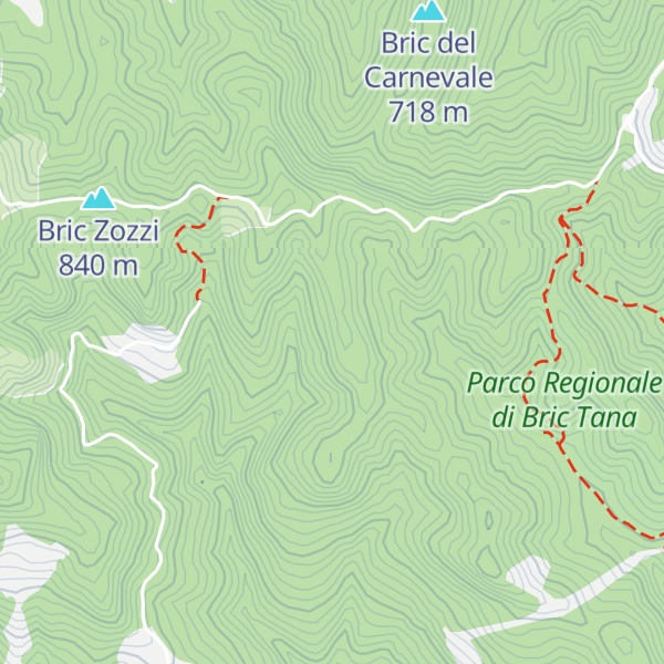 Map of Bric Rocchetti del Pozzo