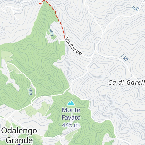 Map of Bricco delle Pietre