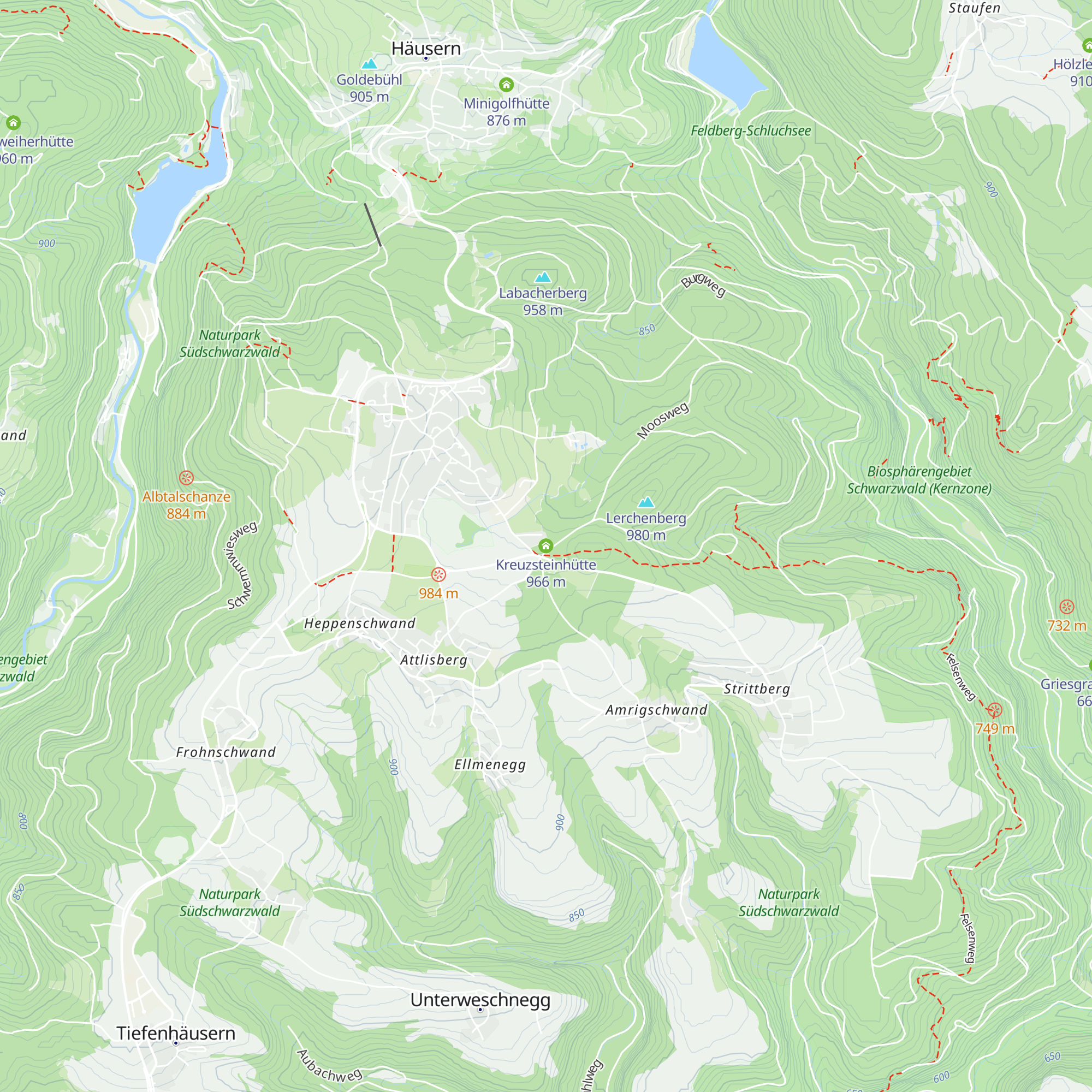 Kreuzsteinhütte map