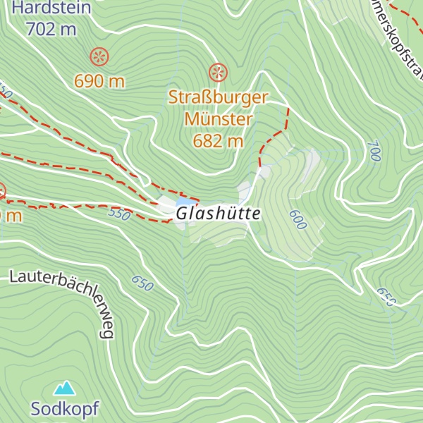 Map of Glashütte