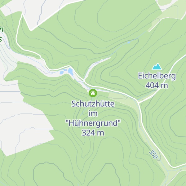 Map of Schutzhütte im "Hühnergrund"