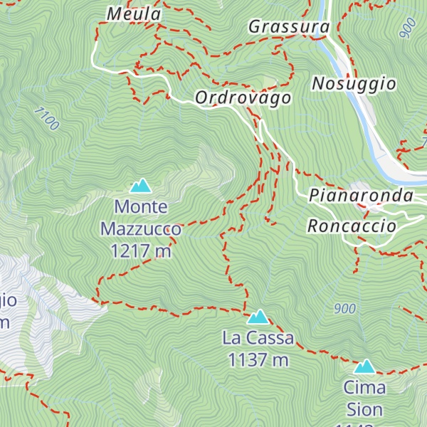 Map of La tana d'l Luf