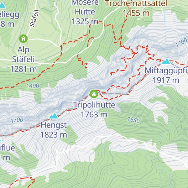Map of Tripolihütte