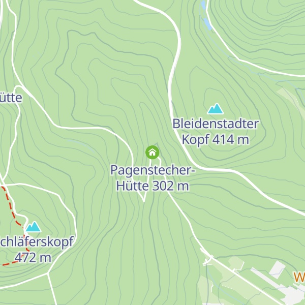 Map of Pagenstecher-Hütte
