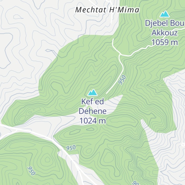 Map of Kef ed Dehene