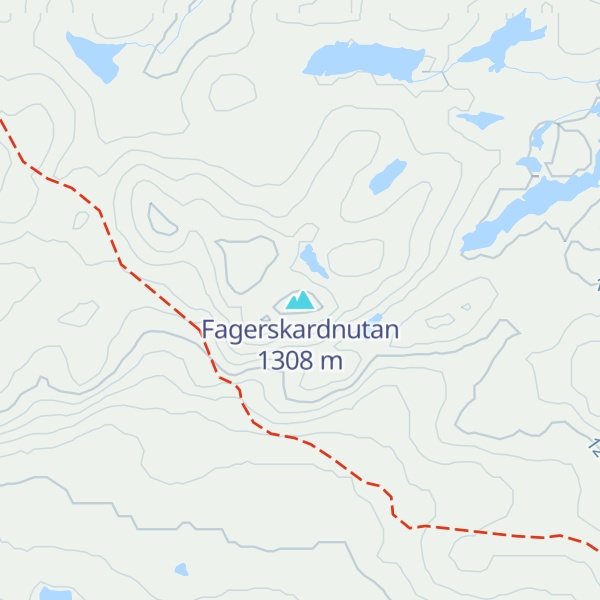 Map of Fagerskardnutan