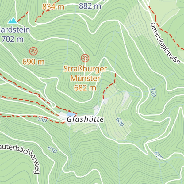 Map of Steinbruch Hütte