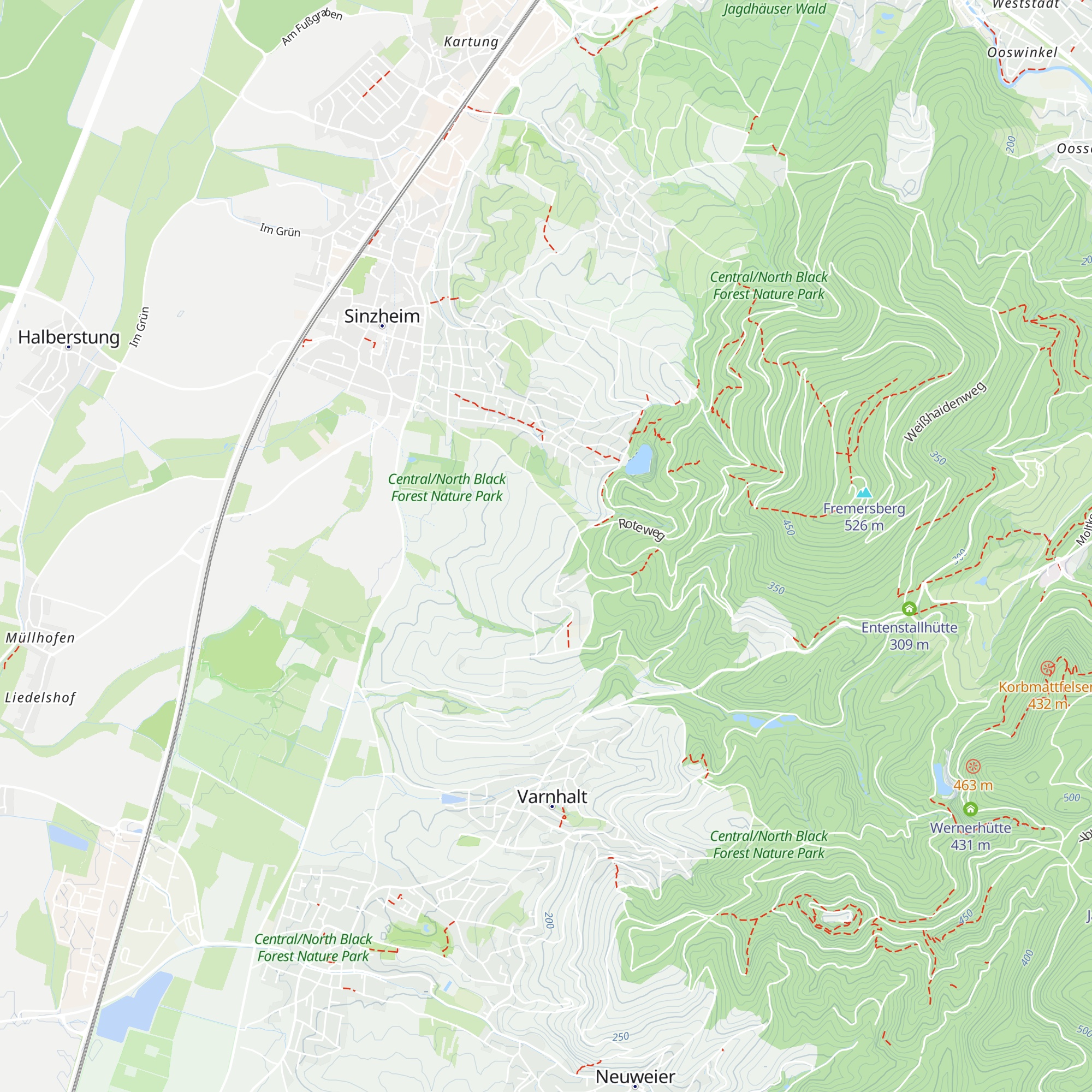 Rebschutzhütte map