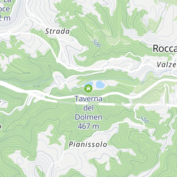 Map of Taverna del Dolmen