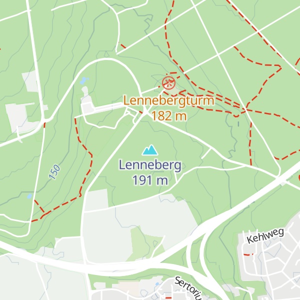 Map of Lenneberg