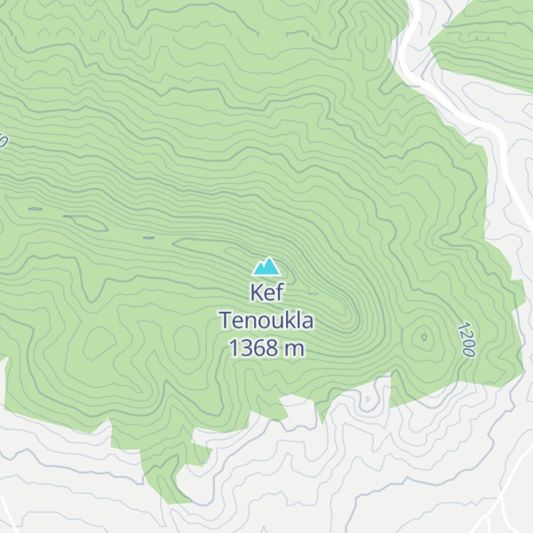 Map of Kef Tenoukla