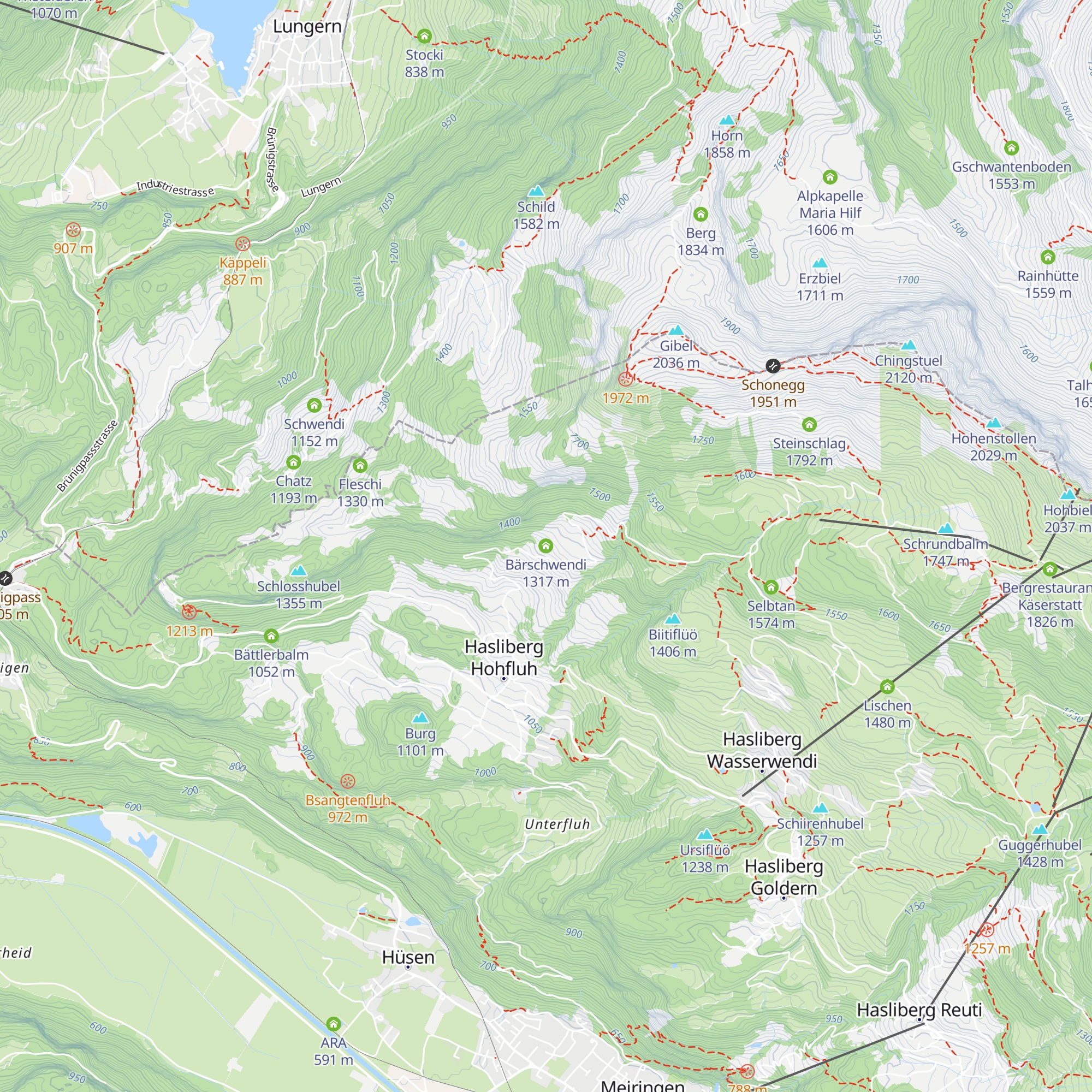 Bärschwendi map