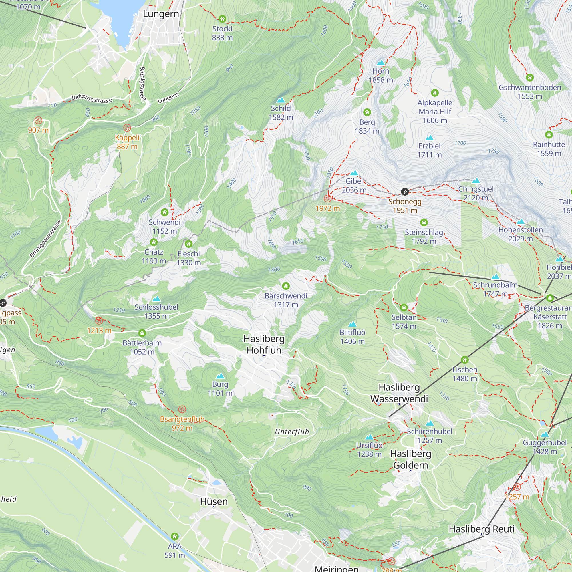 Bärschwendi map