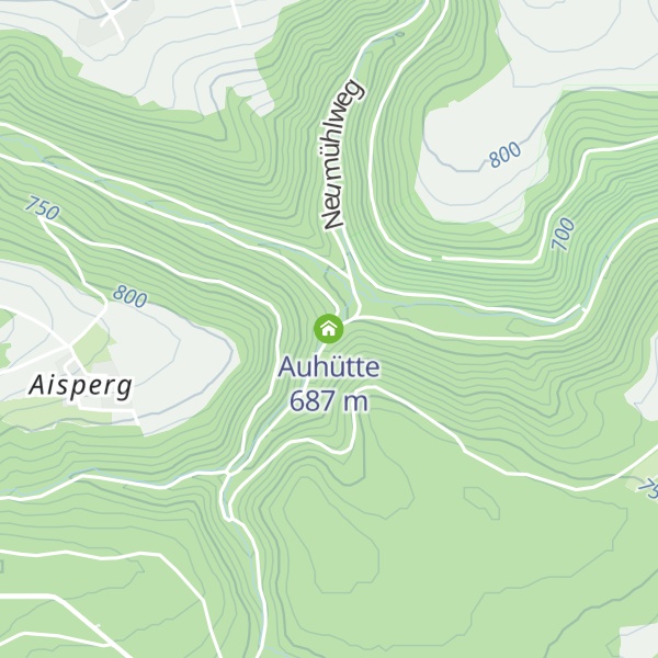 Map of Auhütte