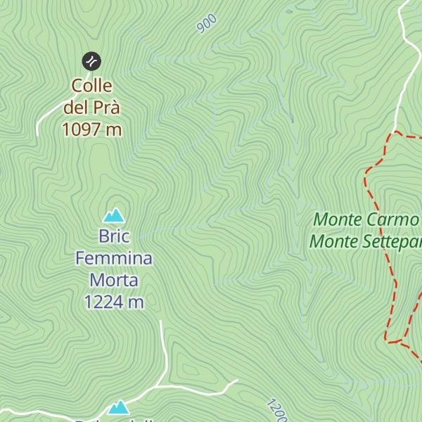 Map of Casotto Prua