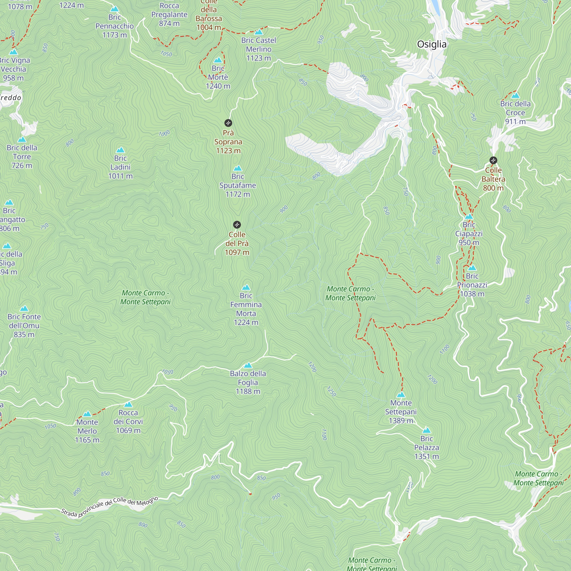 Casotto Prua map