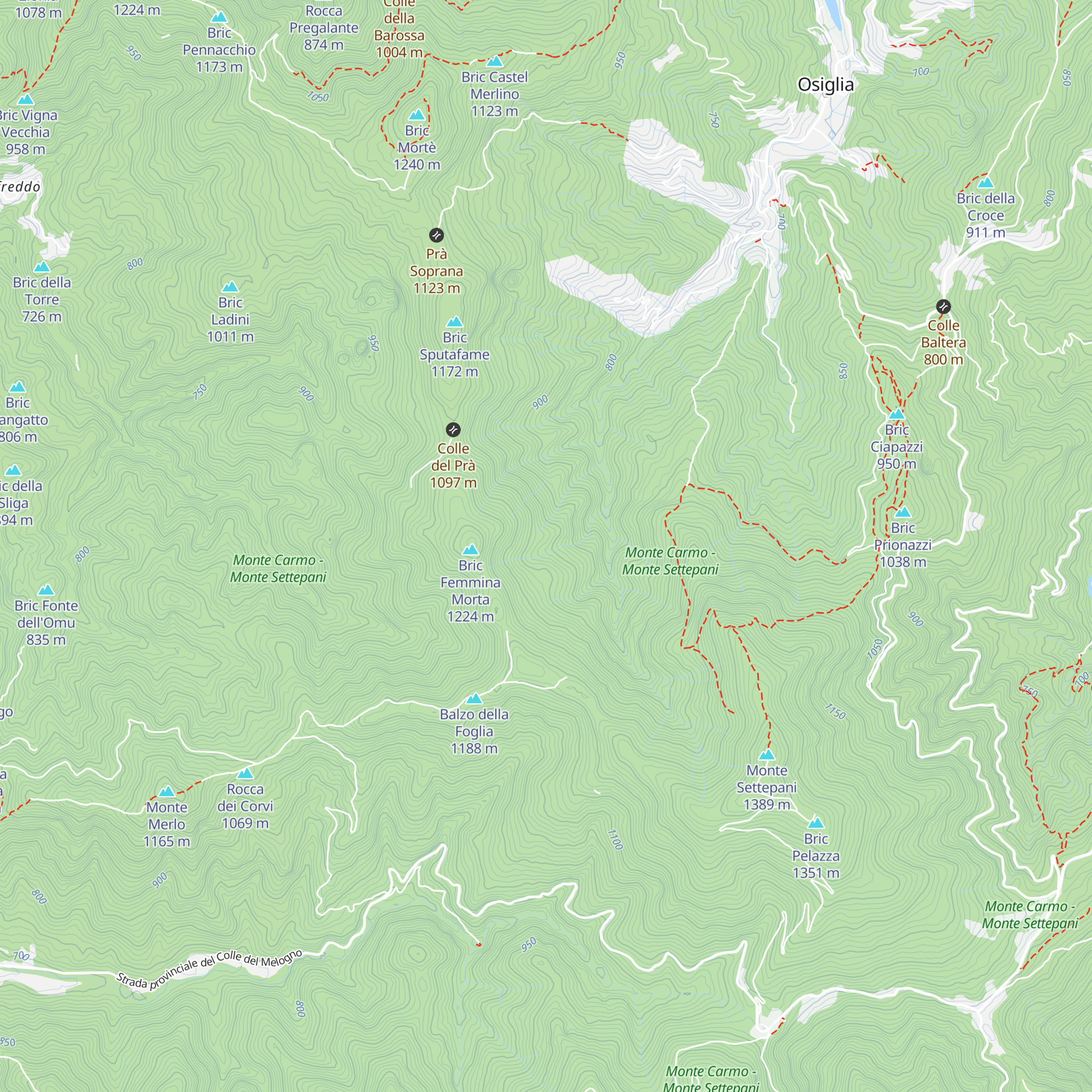 Casotto Prua map