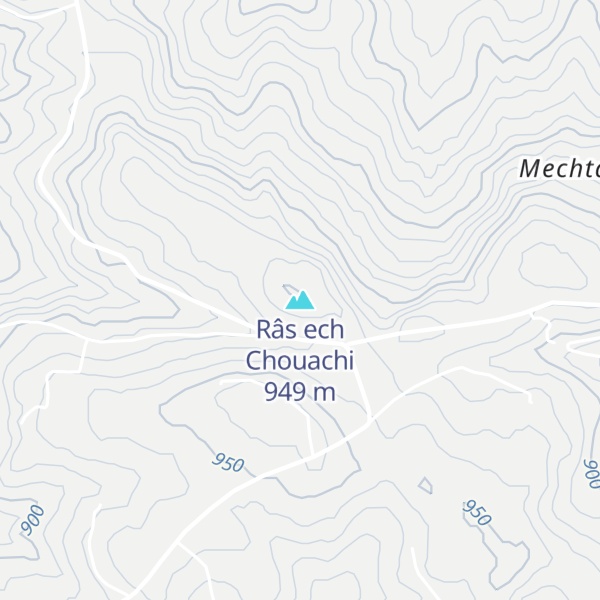 Map of Râs ech Chouachi