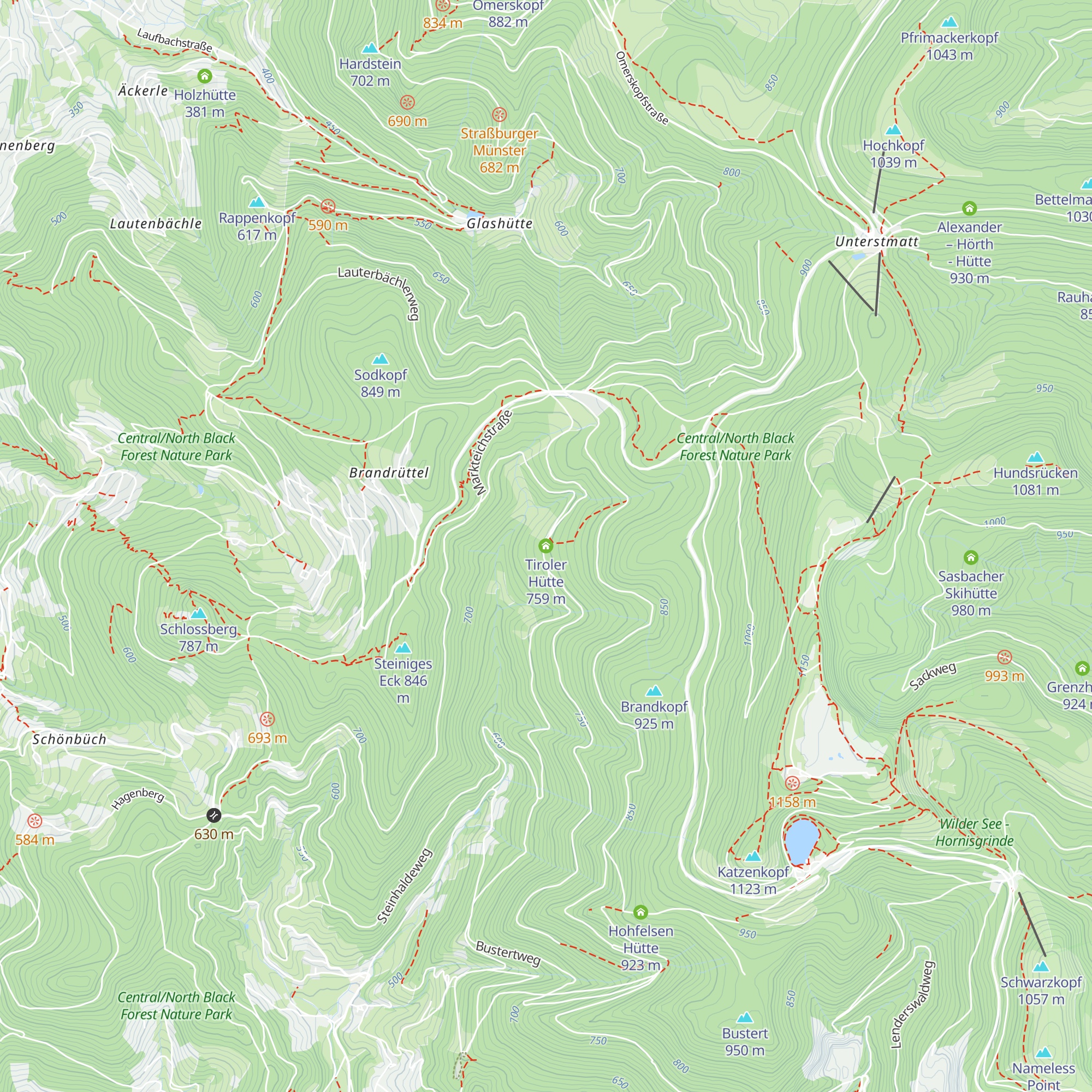 Tiroler Hütte map