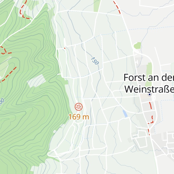 Map of Hüttenwingert