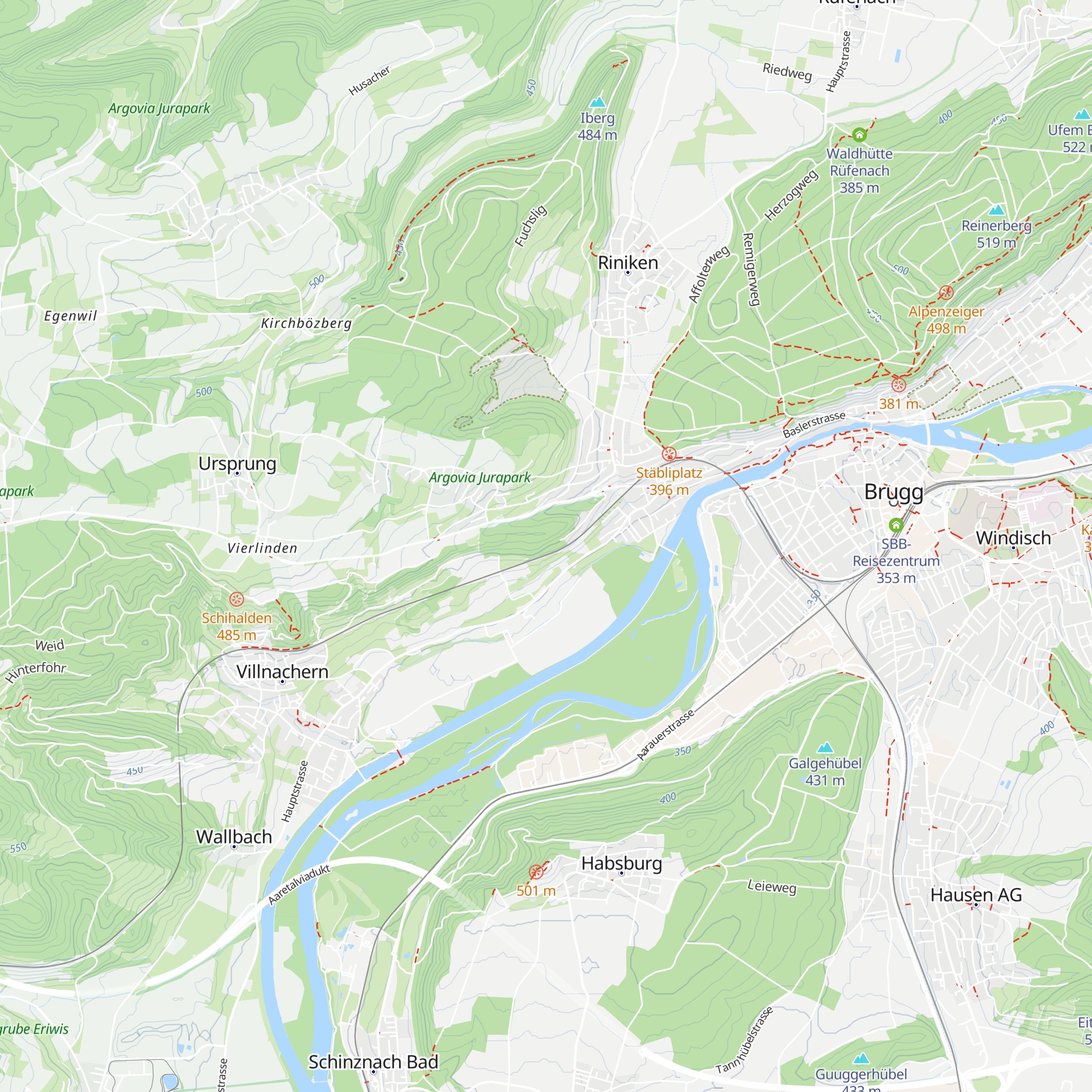 Vogelschutzhütte map