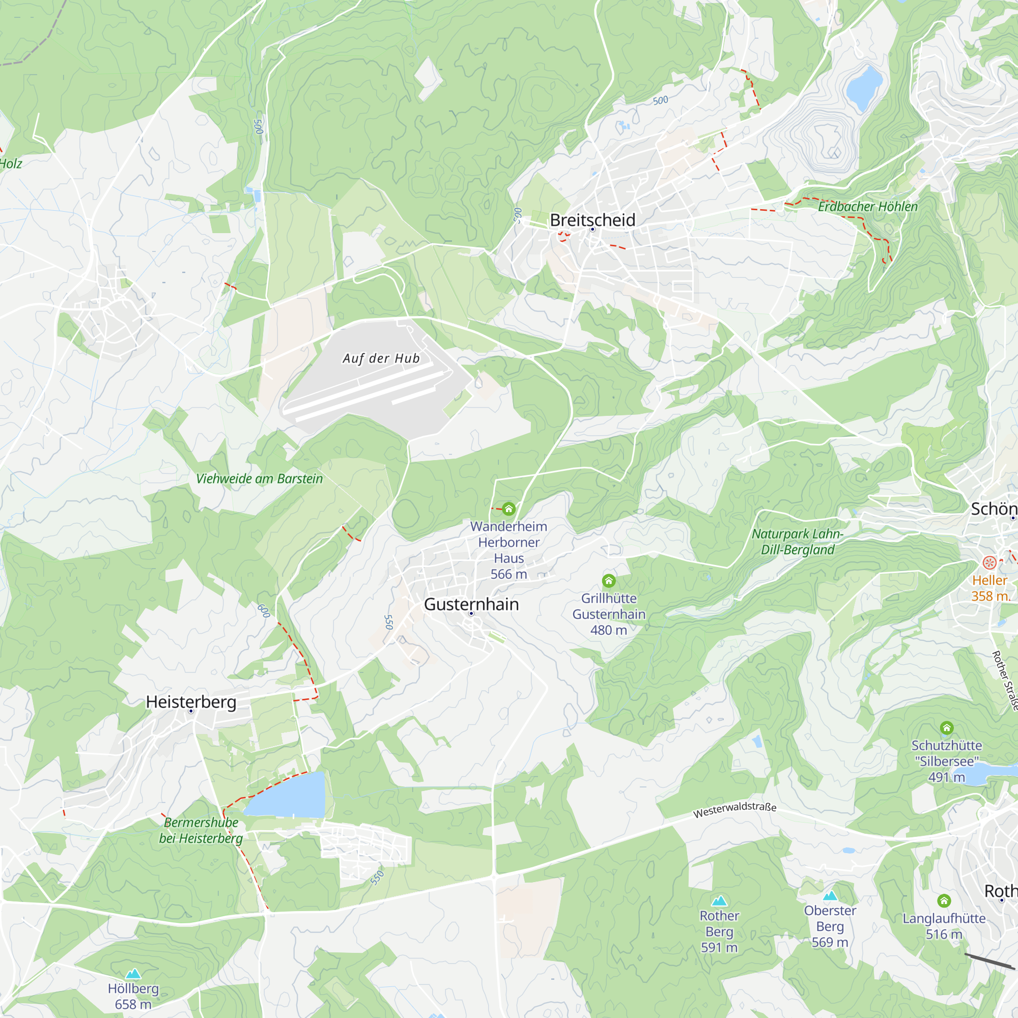 Wanderheim Herborner Haus map