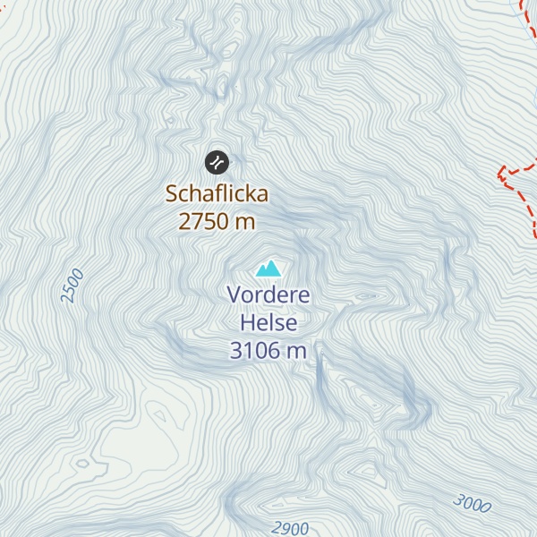 Map of Vordere Helse