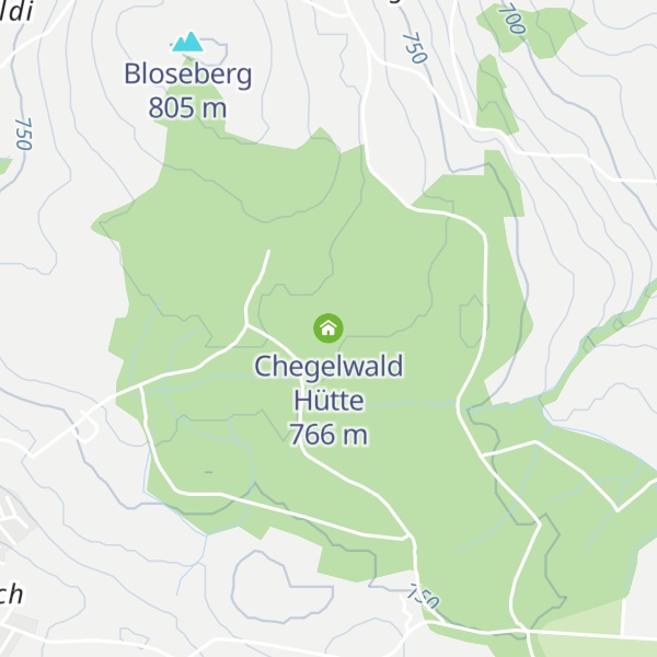 Map of Chegelwald Hütte