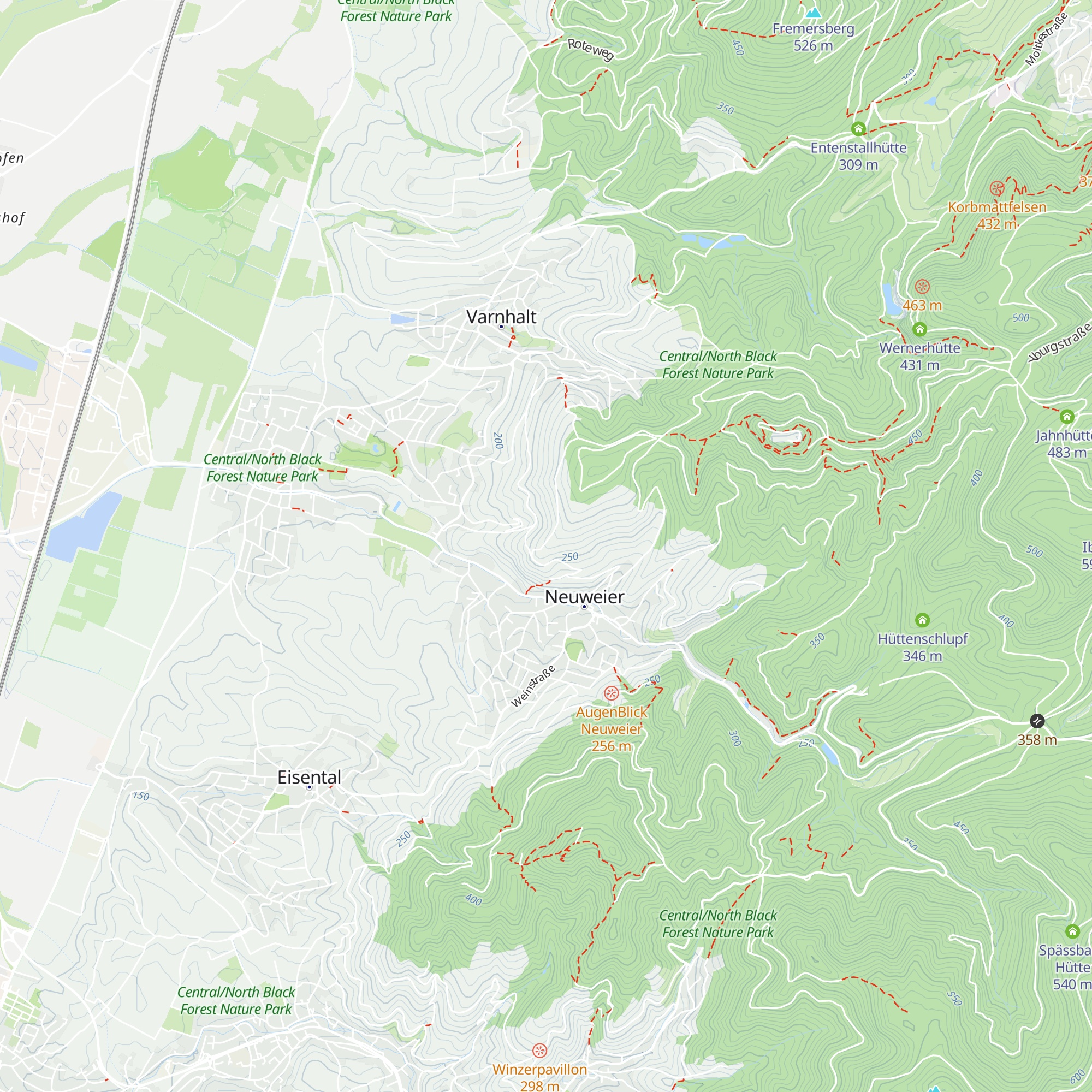 Rebberghütte map