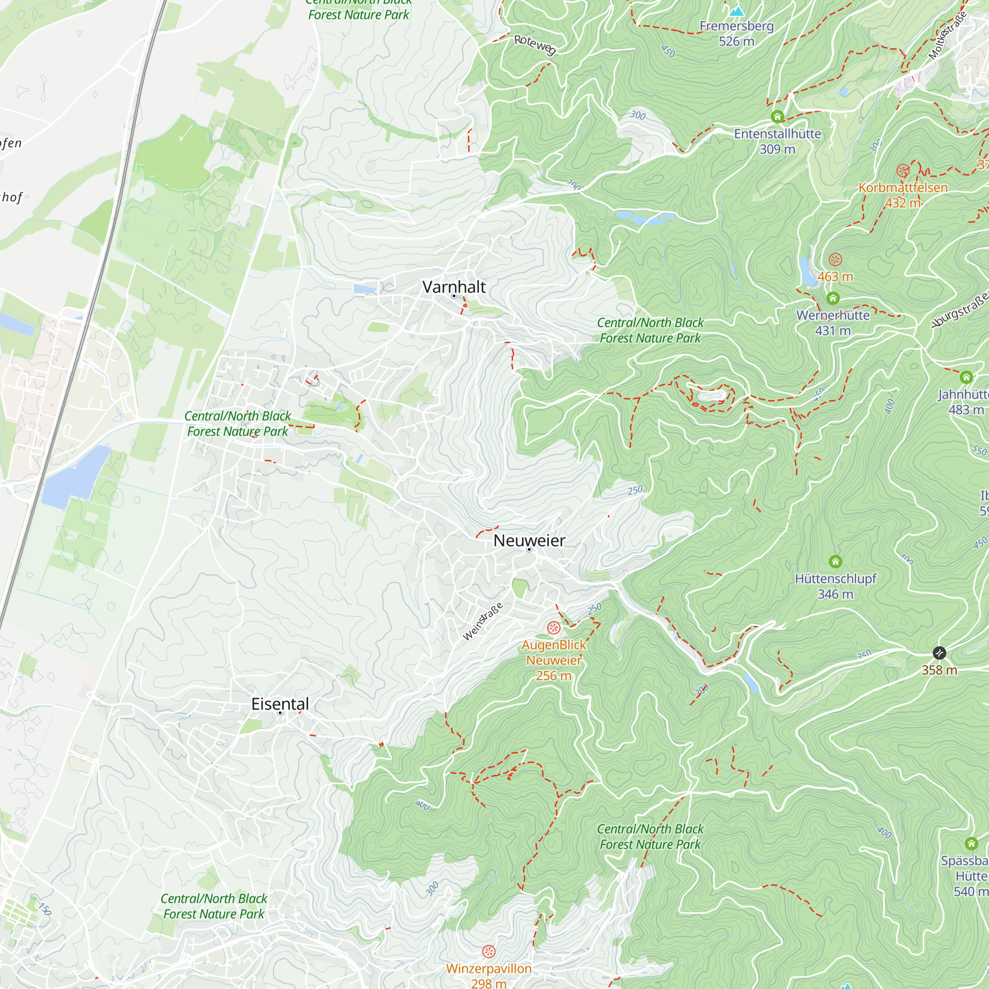 Rebberghütte map