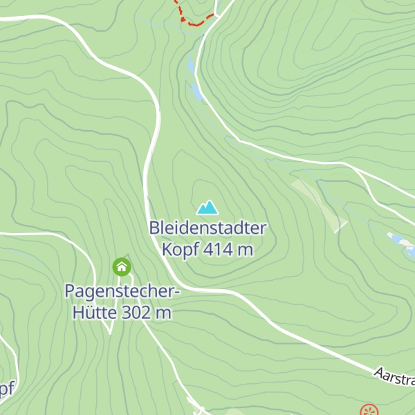 Map of Bleidenstadter Kopf