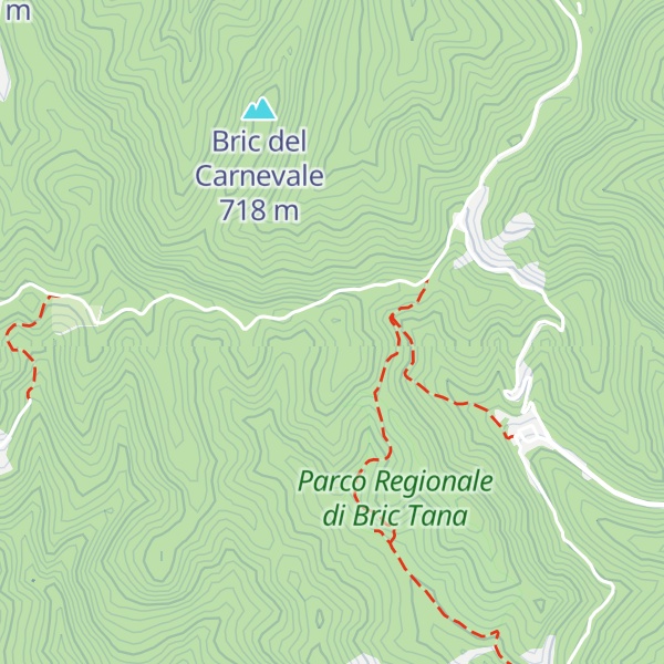 Map of Bric Rovrone