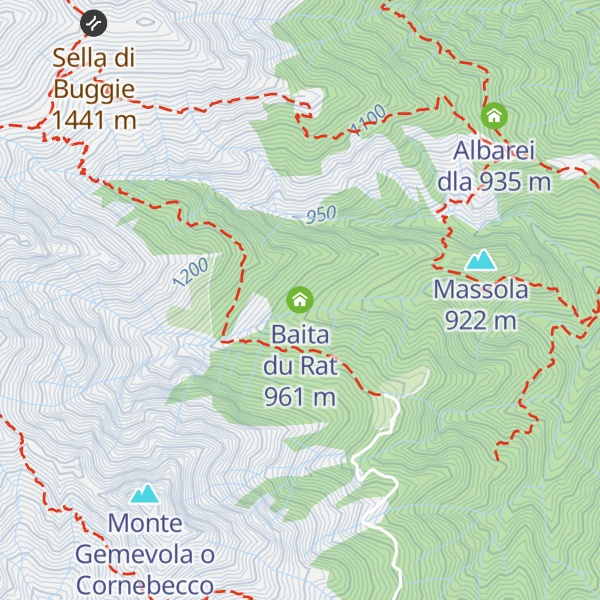 Map of Baita du Rat