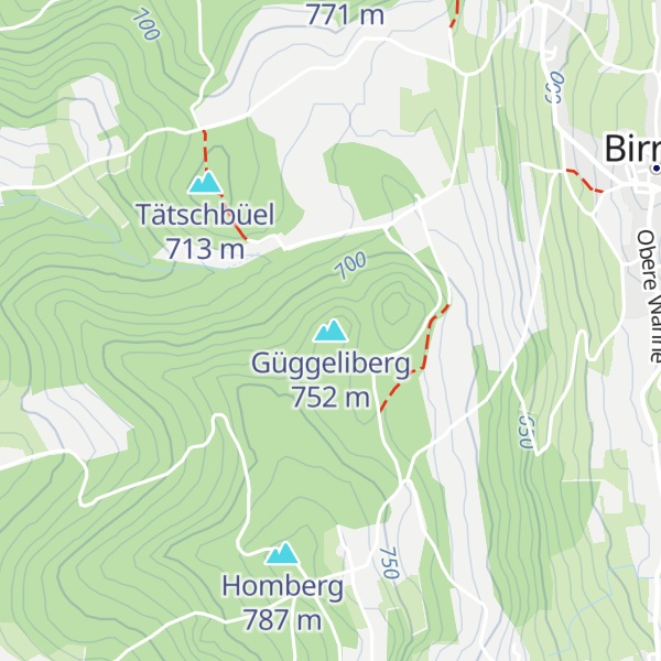 Map of Güggeliberg