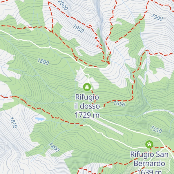 Map of Rifugio il dosso