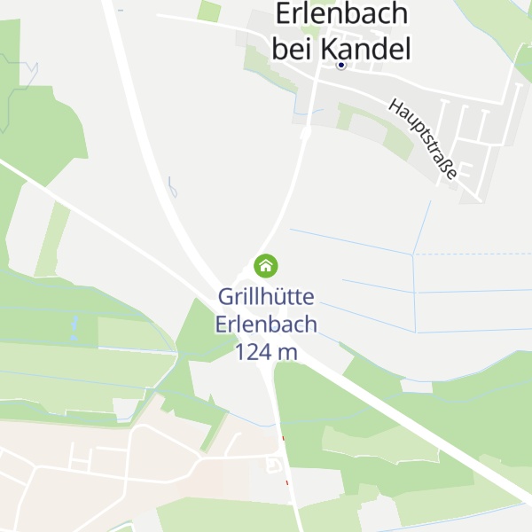 Map of Grillhütte Erlenbach