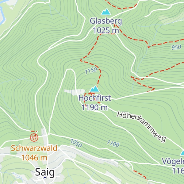 Map of Berggasthaus Hochfirst