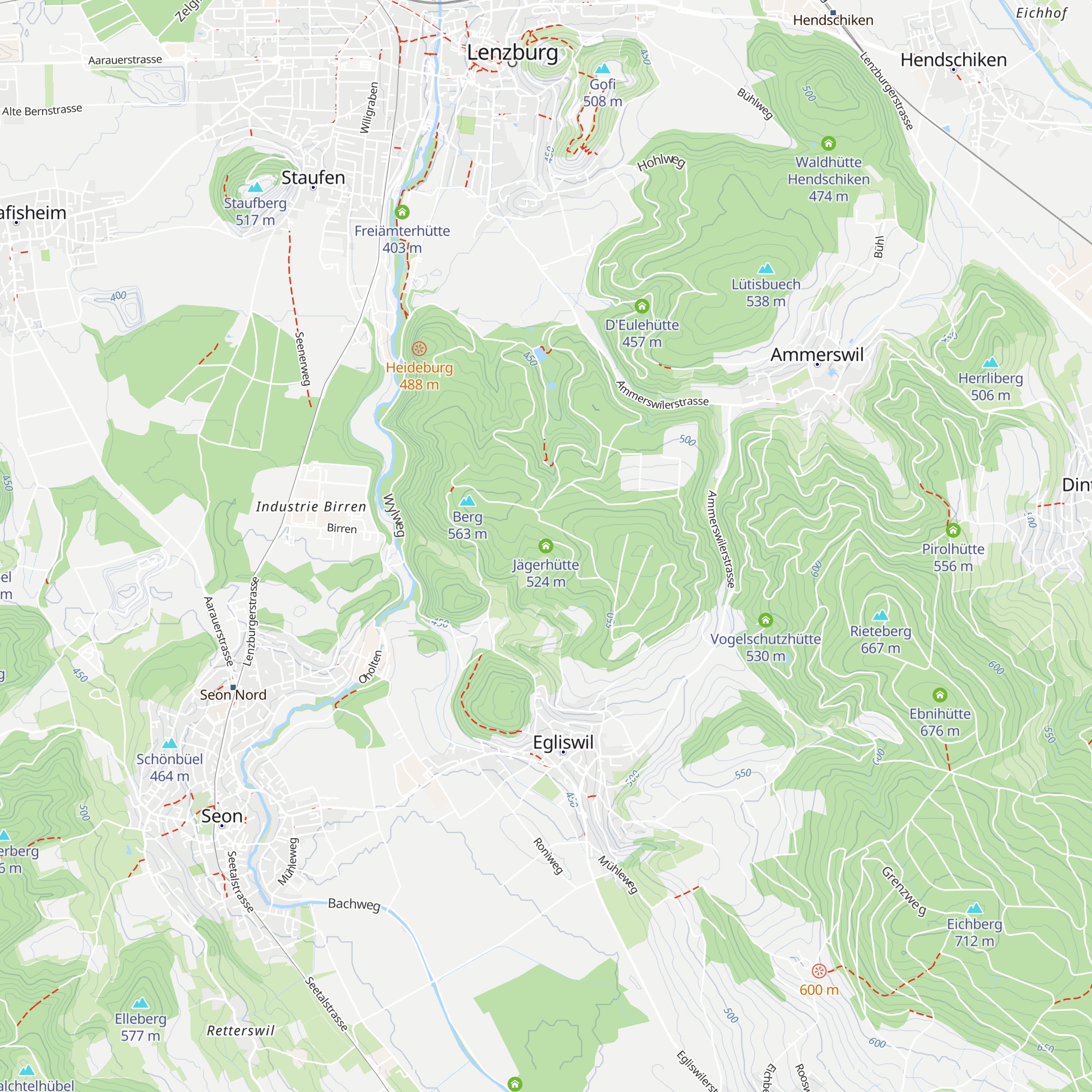 Jägerhütte map