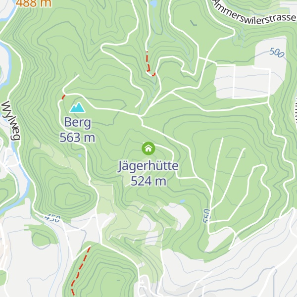 Map of Jägerhütte
