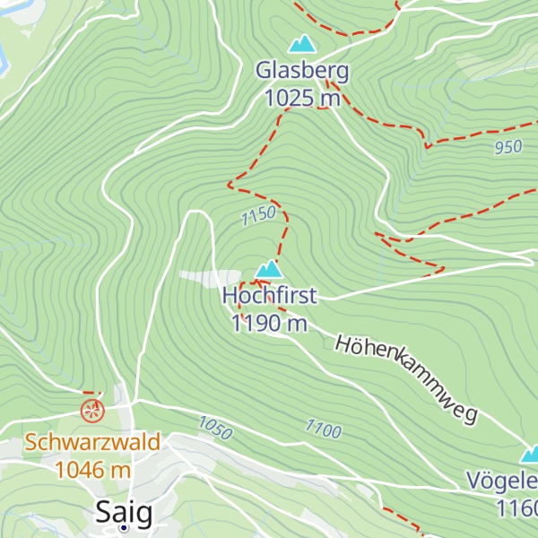 Map of Hochfirst