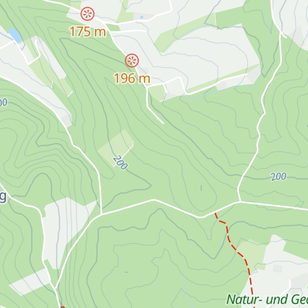 Map of Borgloher Egge