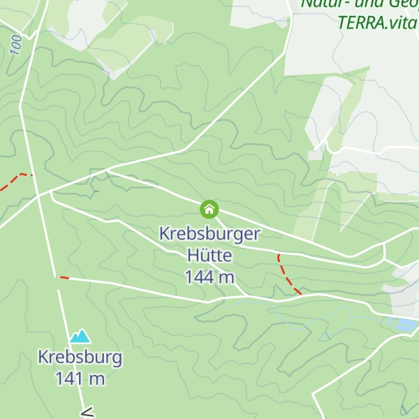 Map of Krebsburger Hütte