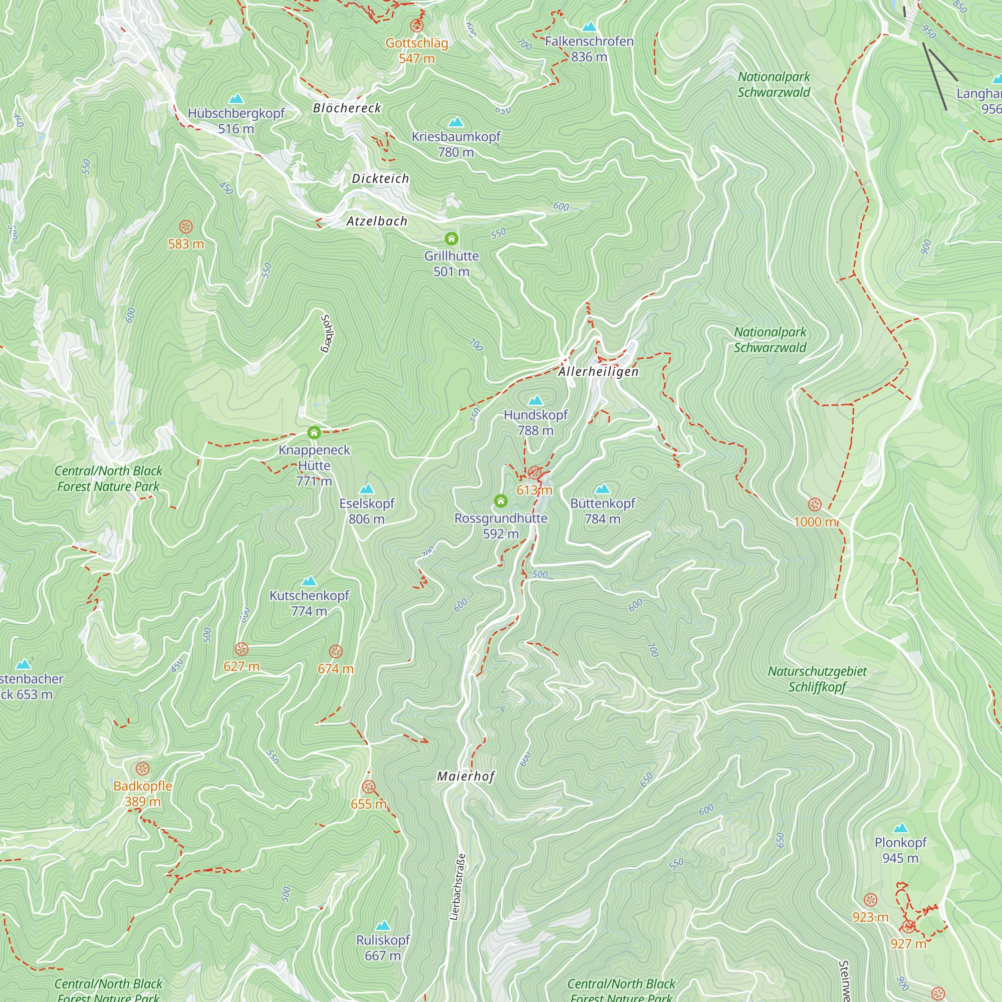 Rossgrundhütte map