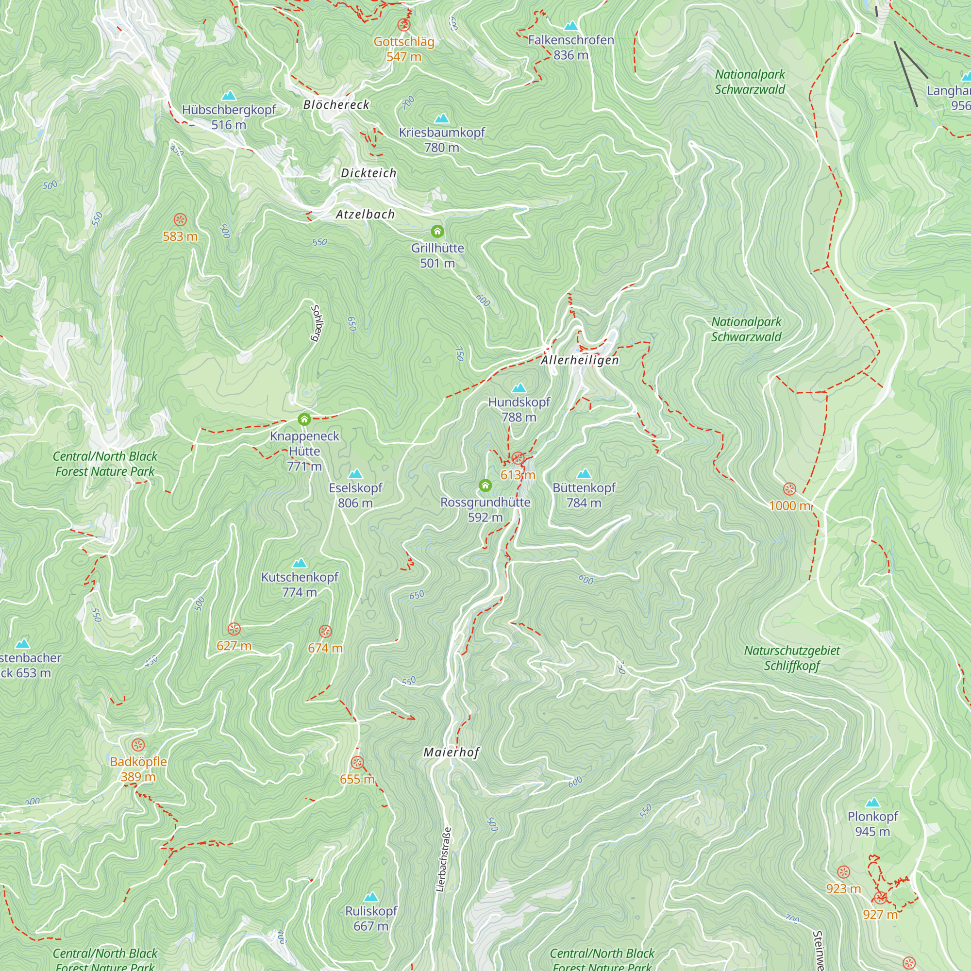 Rossgrundhütte map