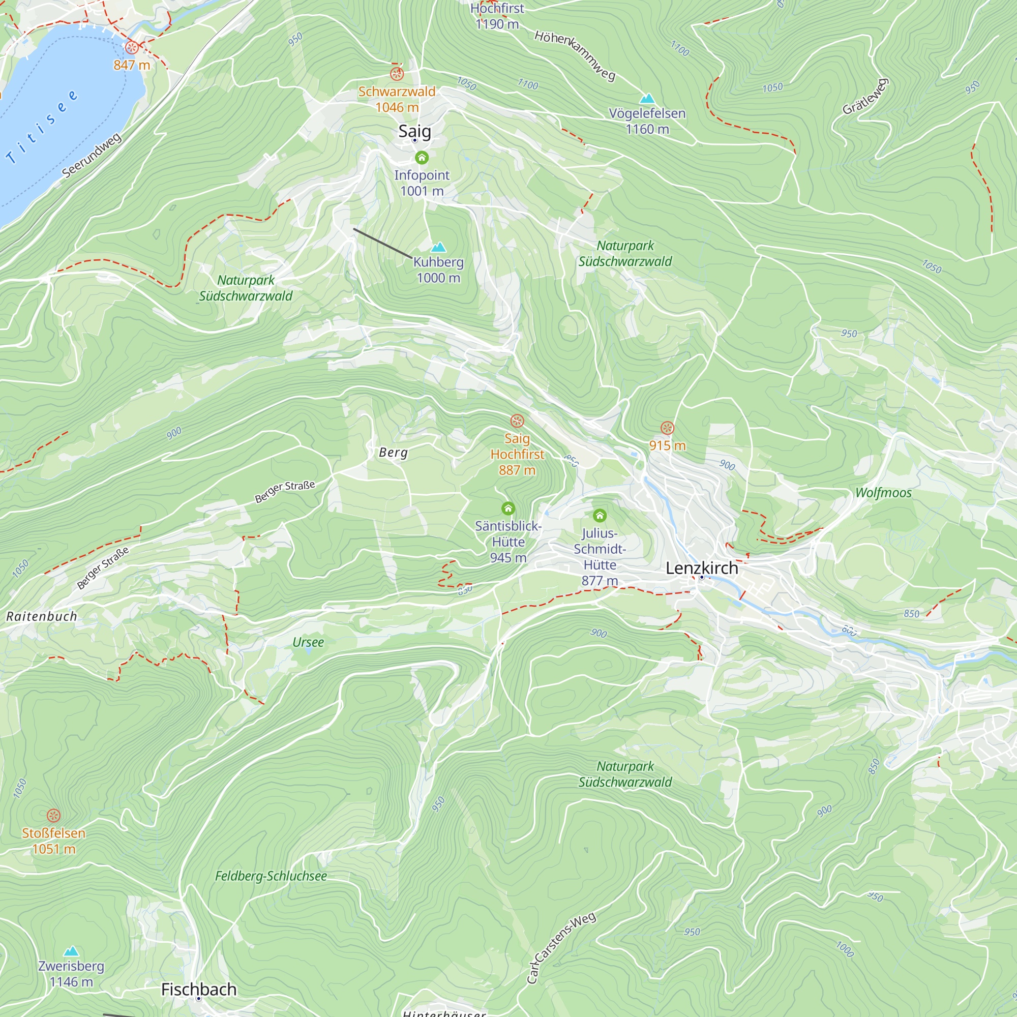 Säntisblick-Hütte map