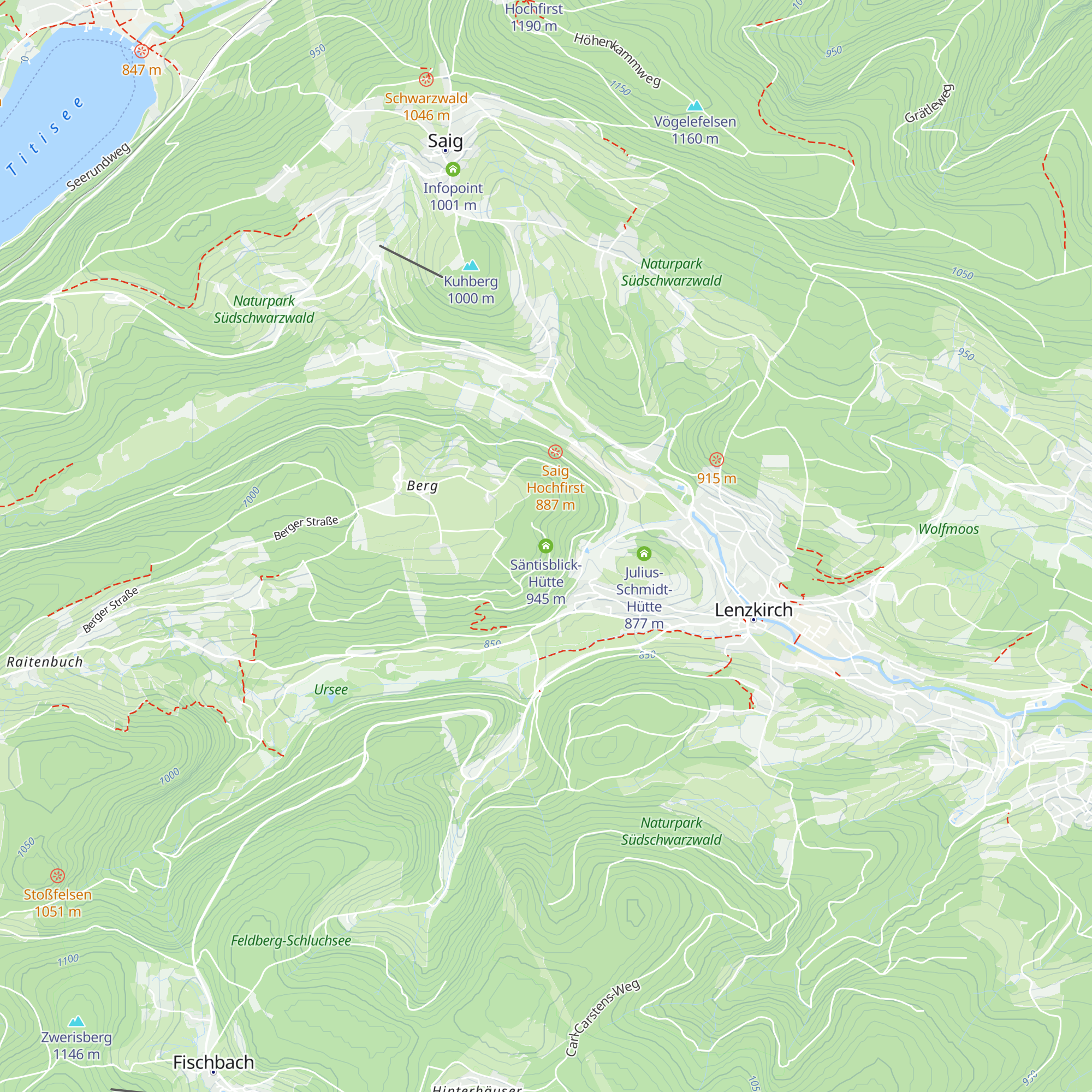 Säntisblick-Hütte map