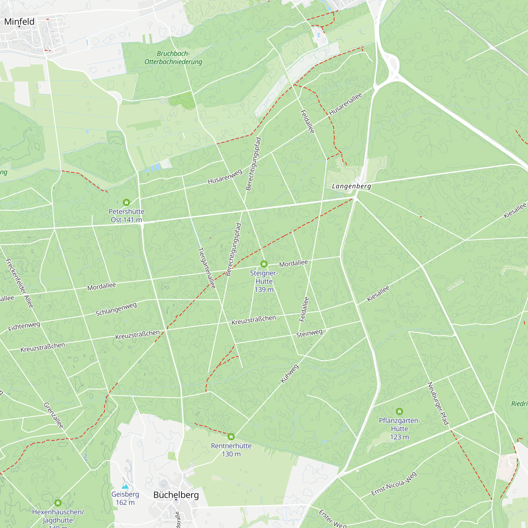 Steigner-Hütte map